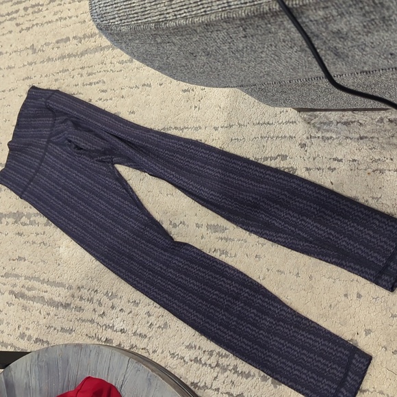 Lululemon Wunder Under Pant *High/Low Ziggy Wee September Black / Black - Picture 14 of 14